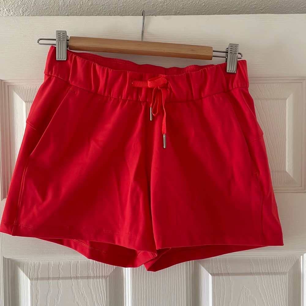 lululemon athletica Red Athletic Shorts